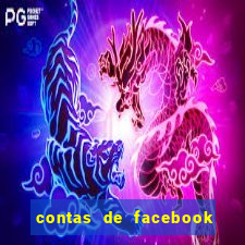 contas de facebook abandonadas com senha e email